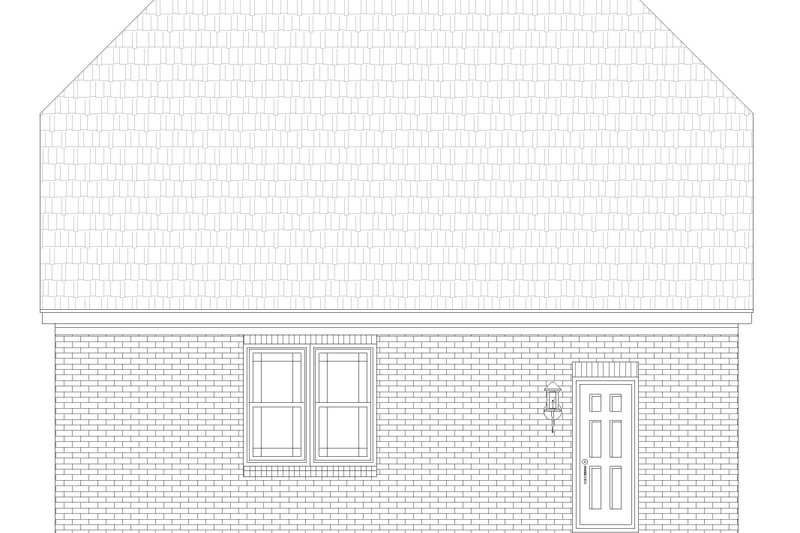 House Blueprint - Exterior - Other Elevation for Country House Plan #932-84, 0 bath