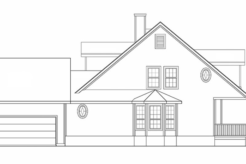 Home Plan - Exterior - Other Elevation 1 for Country House Plan #472-246 - 5 bed, 3.5 bath