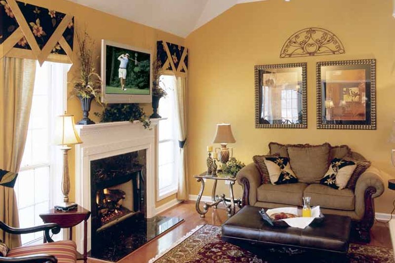 Dream House Plan - Interior - Family Room for Traditional House Plan #927-120 - 3 bed, 2.5 bath