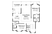 Mediterranean Style House Plan - 4 Beds 4.5 Baths 3138 Sq/Ft Plan #930-411 