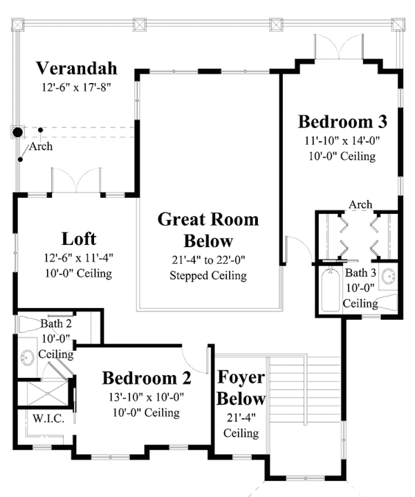 Architectural House Design - Mediterranean Floor Plan - Other Floor Plan #930-411