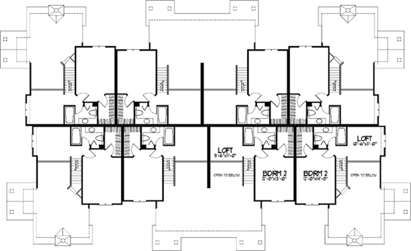 Dream House Plan - Prairie Floor Plan - Upper Floor Plan #320-1144