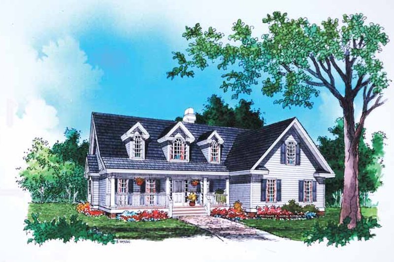 Home Plan - Country Exterior - Front Elevation Plan #929-237