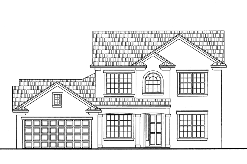 Home Plan - Mediterranean Exterior - Front Elevation Plan #999-137