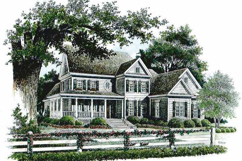 Home Plan - Country Exterior - Front Elevation Plan #429-309