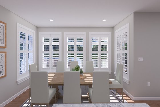 Interior - Dining Room for Craftsman House Plan #1060-265 - 3 bed, 2.5 bath