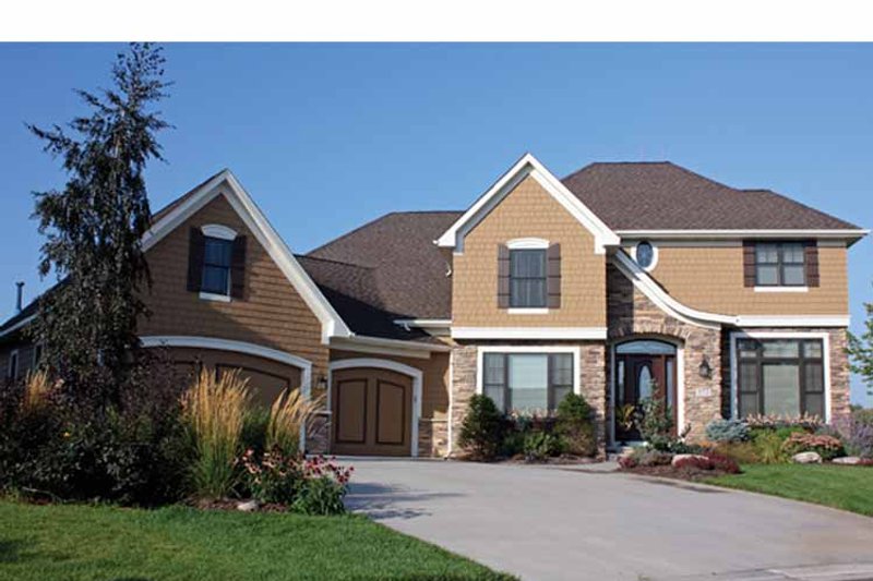 Architectural House Design - Country Exterior - Front Elevation Plan #51-1118