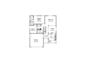 Ranch Style House Plan - 2 Beds 2 Baths 1167 Sq/Ft Plan #1010-1 