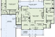 Craftsman Style House Plan - 4 Beds 3 Baths 2373 Sq/Ft Plan #17-2373 Exterior 