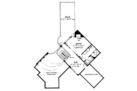 Floor Plan - Upper Floor 1 for Mediterranean House Plan #930-101 - 4 bed, 5.5 bath