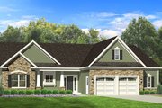 Ranch Style House Plan - 3 Beds 2 Baths 1598 Sq/Ft Plan #1010-68 