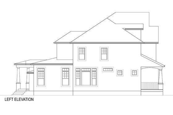 Exterior - Other Elevation for Craftsman House Plan #119-370 - 4 bed, 4 bath