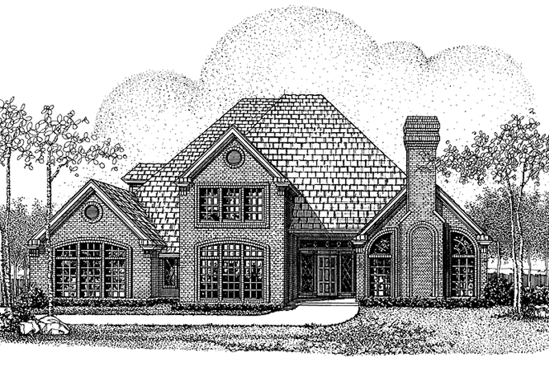 Home Plan - Traditional Exterior - Front Elevation Plan #310-1080