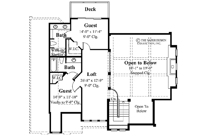 House Design - Floor Plan - Upper Floor for Country House Plan #930-111 - 3 bed, 3.5 bath