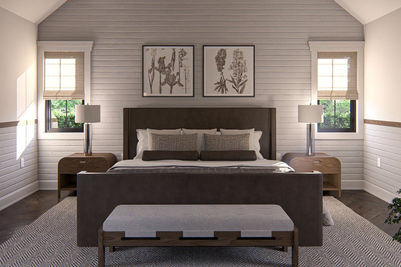 Home Plan - Interior - Master Bedroom 1 for Modern House Plan #455-341 - 3 bed, 2.5 bath