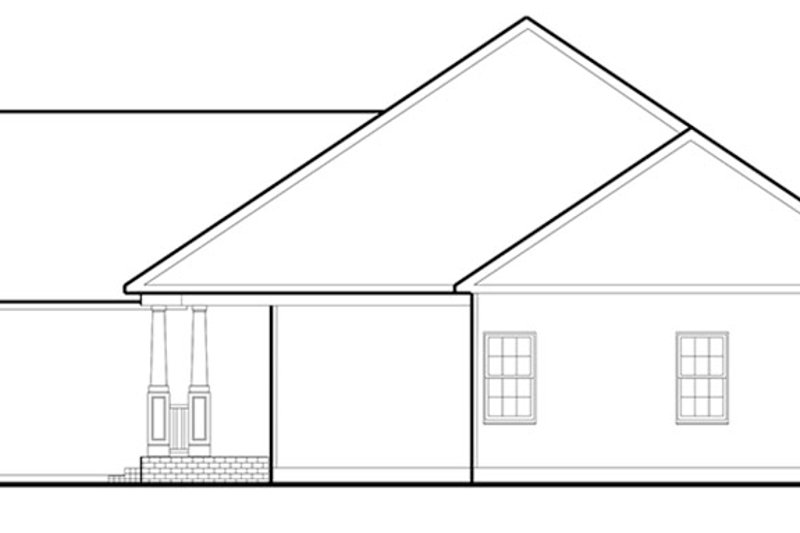 Dream House Plan - Exterior - Other Elevation for Colonial House Plan #1053-68 - 3 bed, 2.5 bath