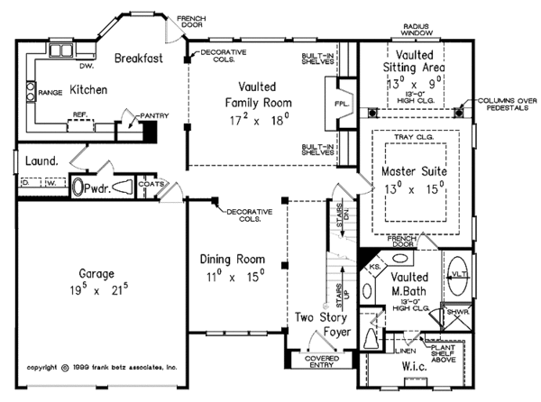 House Plan Design - Country Floor Plan - Main Floor Plan #927-507