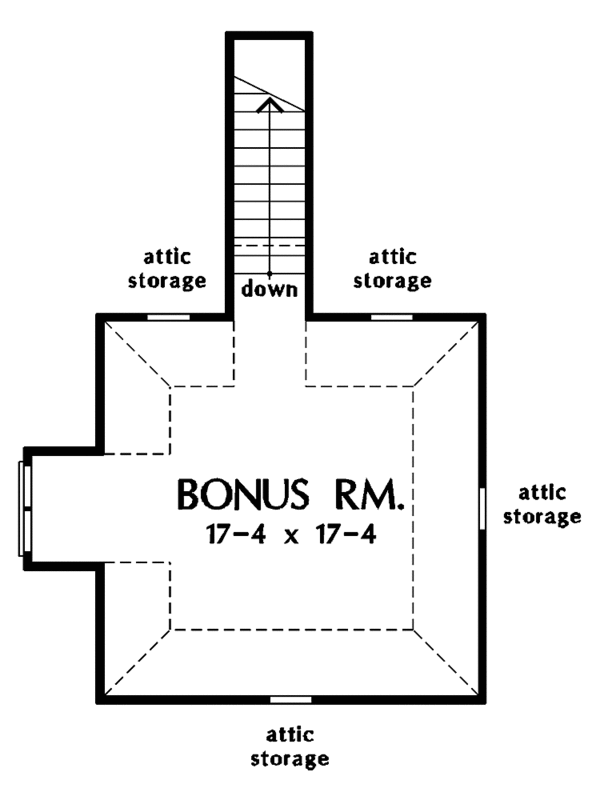 European Floor Plan - Other Floor Plan #929-692