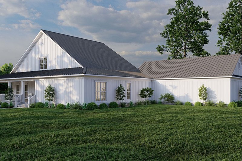 Home Plan - Exterior - Rear Elevation 1 for Farmhouse House Plan #923-318 - 3 bed, 3 bath