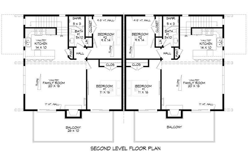 Architectural House Design - Floor Plan - Main Floor for Country House Plan #932-1196 - 6 bed, 4 bath