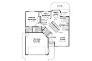Ranch Style House Plan - 2 Beds 1.5 Baths 997 Sq/Ft Plan #18-1012 