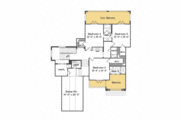 European Style House Plan - 5 Beds 5 Baths 6077 Sq/Ft Plan #135-180 