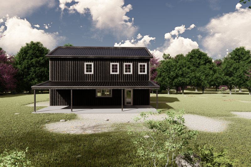 House Blueprint - Exterior - Other Elevation 7 for Barndominium House Plan #1107-48 - 4 bed, 3 bath