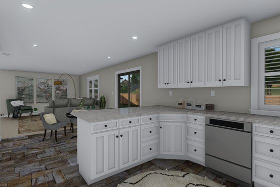 Interior - Kitchen 3 for Traditional House Plan #1060-58 - 3 bed, 2.5 bath