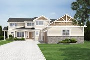 Traditional Style House Plan - 3 Beds 4 Baths 3870 Sq/Ft Plan #126-156 
