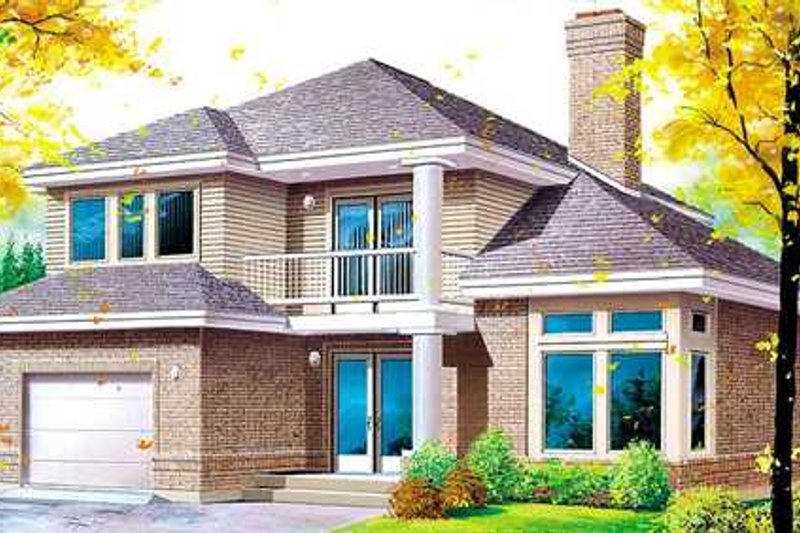 Dream House Plan - Exterior - Front Elevation Plan #25-4224