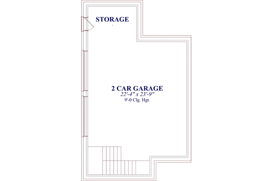 Floor Plan - Other Floor for Southern House Plan #63-114 - 3 bed, 2.5 bath