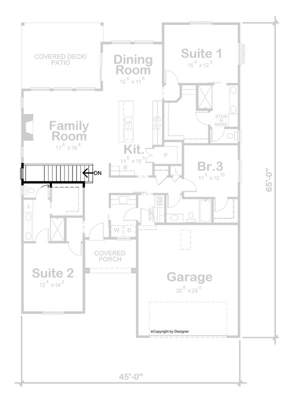 Modern Floor Plan - Other Floor Plan #20-2496