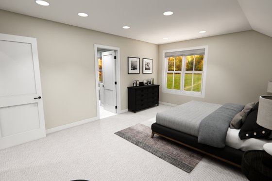 Interior - Master Bedroom 1 for Bungalow House Plan #51-1358 - 4 bed, 2.5 bath