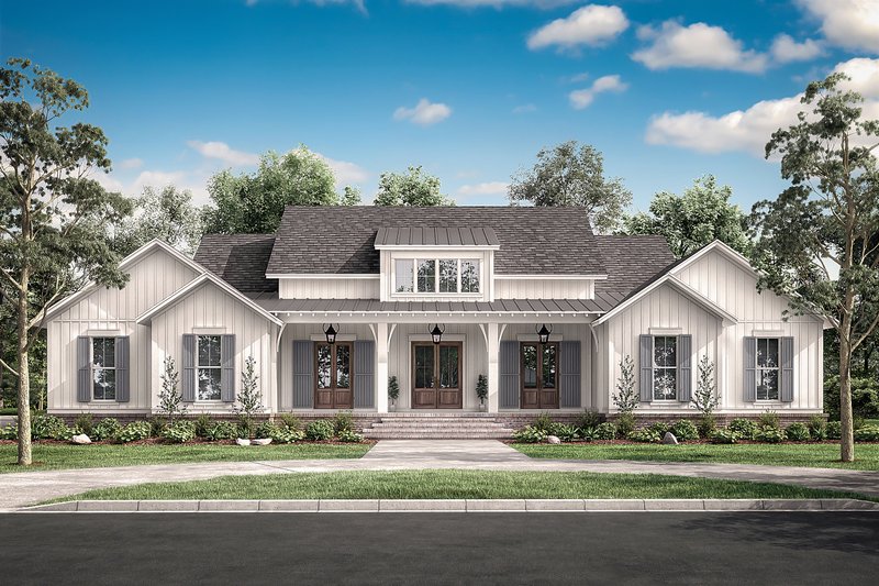 Farmhouse Style House Plan 4 Beds 3 5 Baths 3076 Sq Ft Farmhouse Style House Plan 4 Beds 3 5 Baths 3076 Sq Ft