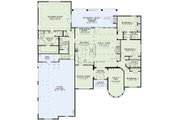 European Style House Plan - 4 Beds 3 Baths 3052 Sq/Ft Plan #17-2440 