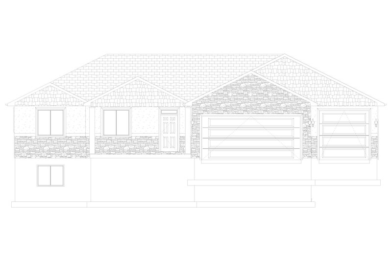 Dream House Plan - Exterior - Front Elevation 5 for Traditional House Plan #1060-60 - 3 bed, 2 bath