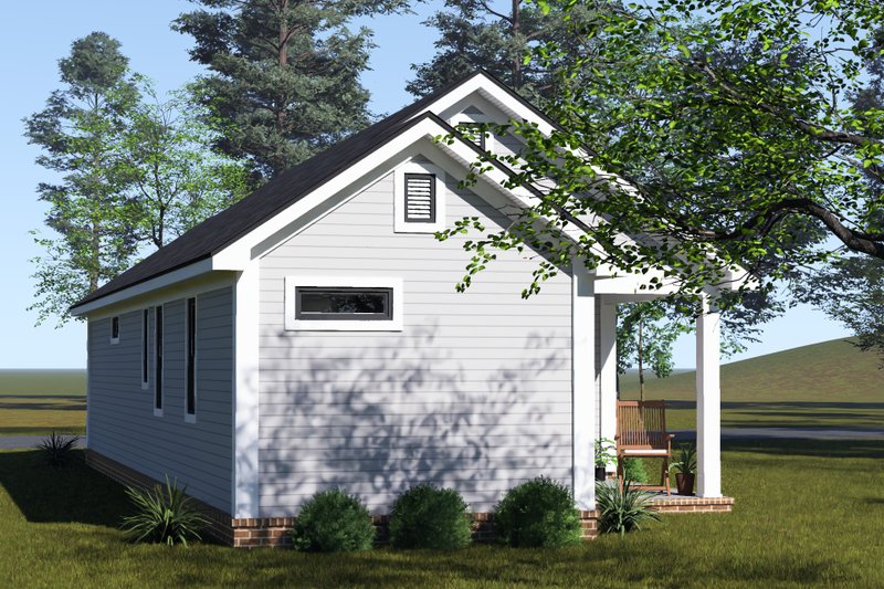 Dream House Plan - Exterior - Other Elevation 2 for Cottage House Plan #513-2444 - 2 bed, 2 bath