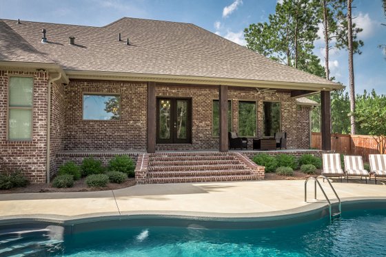 Exterior - Outdoor Living for European House Plan #430-154 - 3 bed, 2 bath