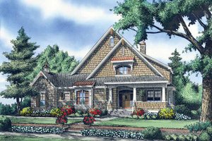 Craftsman Exterior - Front Elevation Plan #929-871