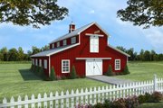 Barndominium Style House Plan - 1 Beds 1 Baths 741 Sq/Ft Plan #21-389 