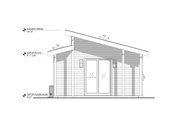 Modern Style House Plan - 0 Beds 1 Baths 360 Sq/Ft Plan #1099-11 