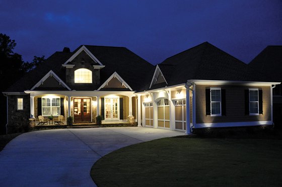 Exterior - Front Elevation 5 for Craftsman House Plan #437-69 - 4 bed, 3.5 bath