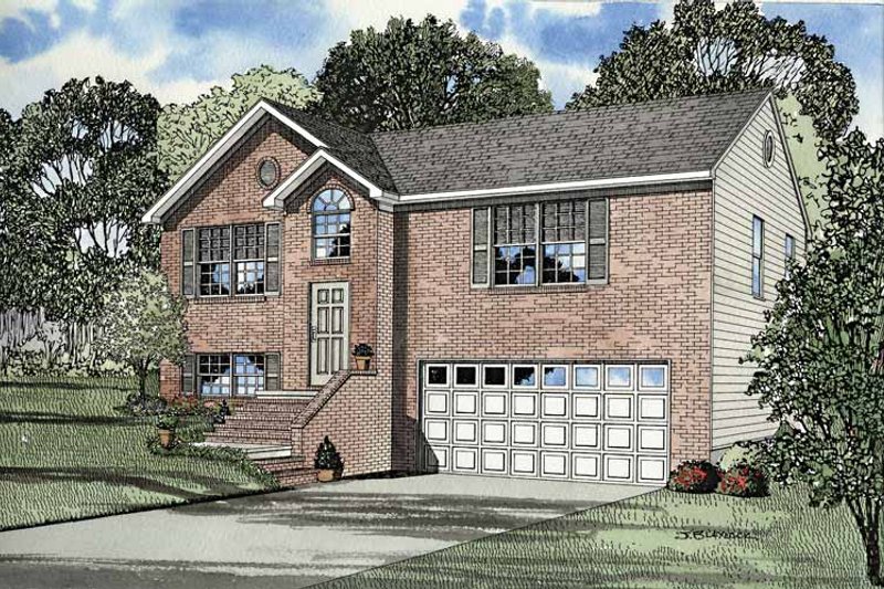 Home Plan - Colonial Exterior - Front Elevation Plan #17-3235