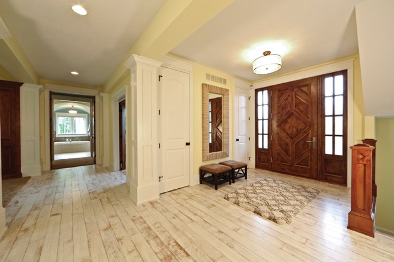 House Blueprint - Interior - Entry for European House Plan #928-267 - 4 bed, 5 bath