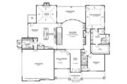 Traditional Style House Plan - 4 Beds 4.5 Baths 4349 Sq/Ft Plan #437-73 