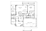 Adobe / Southwestern Style House Plan - 4 Beds 2 Baths 2308 Sq/Ft Plan #24-257 