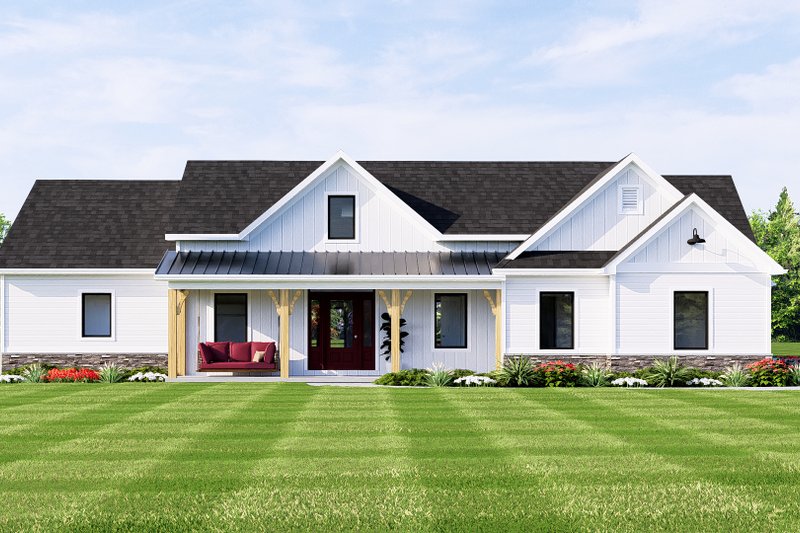 Home Plan - Exterior - Front Elevation 2 for Farmhouse House Plan #1064-123 - 2 bed, 2 bath