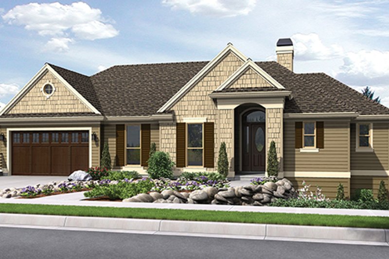 Dream House Plan - Exterior - Front Elevation 4 for Traditional House Plan #48-915 - 3 bed, 3.5 bath
