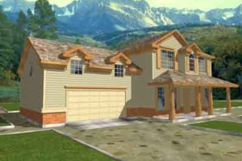 Dream House Plan - Traditional Exterior - Front Elevation Plan #117-201