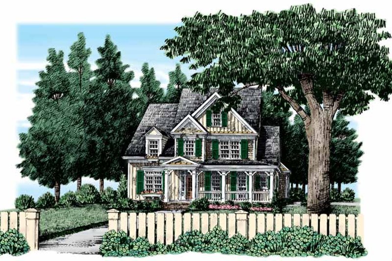 Home Plan - Country Exterior - Front Elevation Plan #927-319